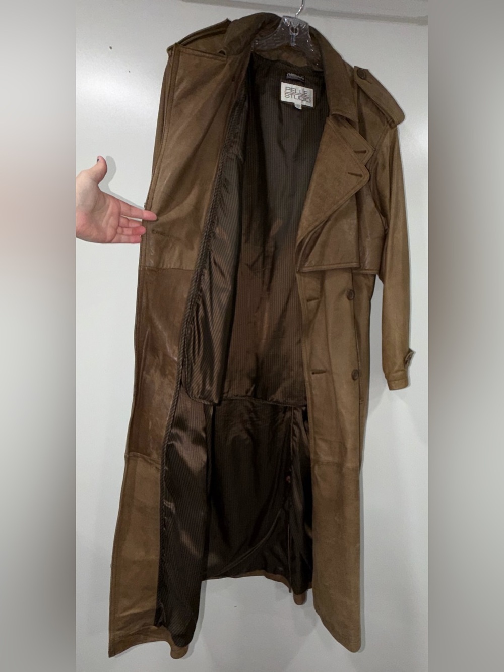 Pelle Studio vintage leather trench coat - Picture 5 of 7